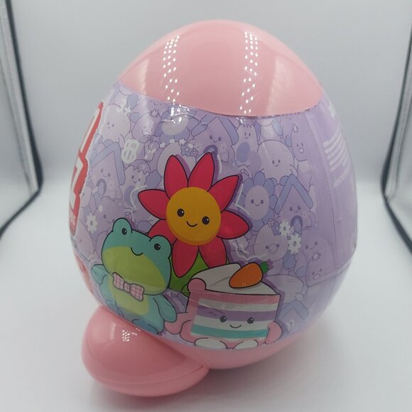 NEW Russ Bum Bumz Springbumz 7.5" Spring Easter Surprise Plush Toy Pink Egg - Picture 2 of 4